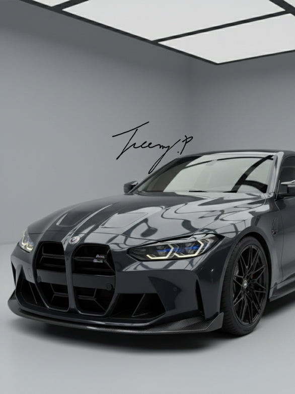 BMW M3 G80 M4 G82 G83 CS style gloss black front kidney grille

