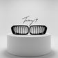 BMW 1 Series F20 gloss black double slat front kidney grilles
