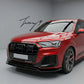 Gloss black front splitter for Audi Q7 S Line 4M 2019 onwards
