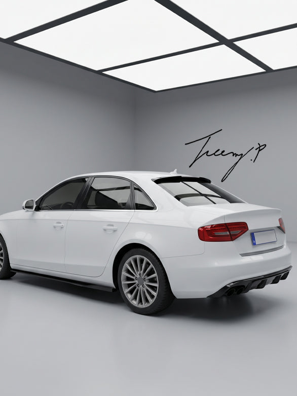 Audi A4 B8.5 saloon gloss black RS4 style rear roof spoiler OEM fit
