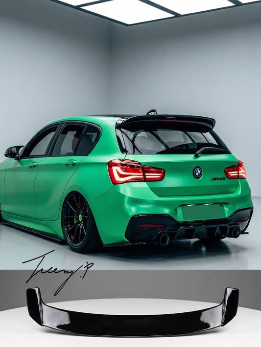 Gloss black rear roof spoiler for BMW F20 F21 M135i and M140i styling