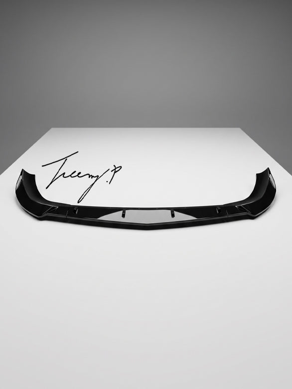Mercedes A Class W177 V177 gloss black front splitter
