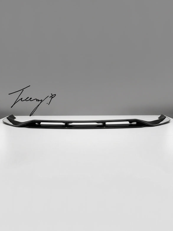 Gloss black front splitter for Audi Q7 S Line 4M 2019 onwards
