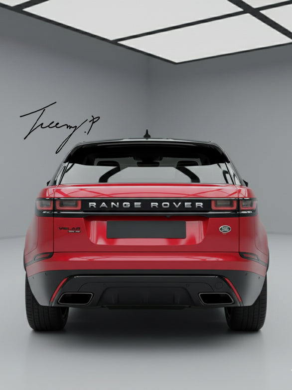 Rear bumper diffuser lip R Dynamic look for Range Rover Velar 2017 plus
