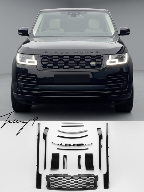 Gloss black full black pack trim kit for Range Rover Vogue L405 2018 plus
