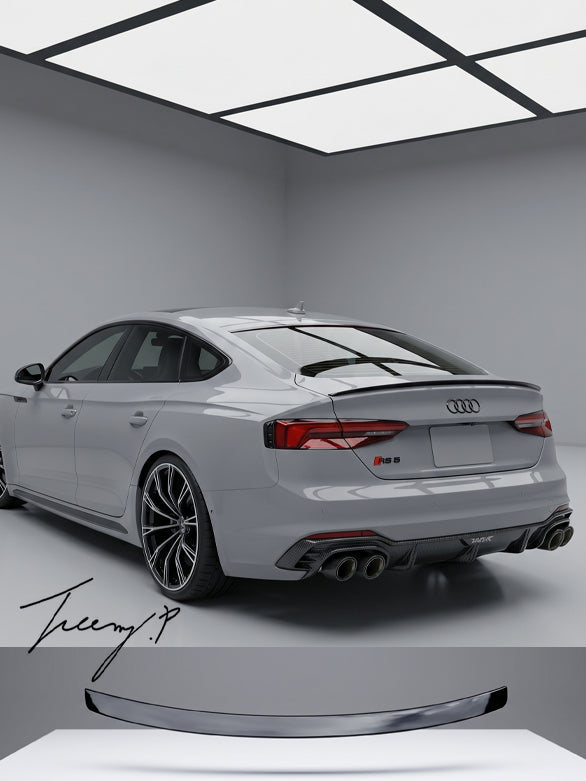 Audi A5 8W F5 sportback gloss black rear boot trunk lip spoiler
