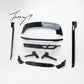 Gloss black body kit with splitter diffuser skirts for BMW X7 G07 2019 to 2023
