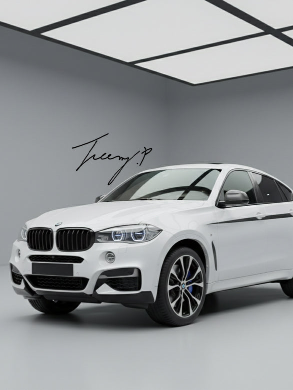 Gloss Black Body Kit M Performance Style Aero Kit For BMW X6 F16 2014-2019