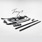 Gloss Black Body Kit M Performance Style Aero Kit For BMW X6 F16 2014-2019