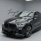 Gloss Black Aero Body Kit Splitter Diffuser Side Skirts For BMW X6 G06 2019-2025