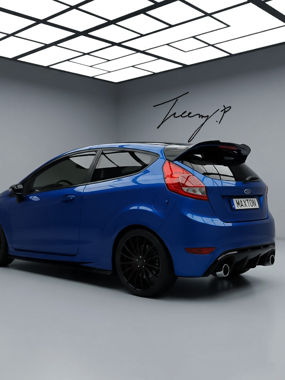 Ford Fiesta MK7.5 2008 to 2017 ST Zetec S ST Line spoiler extension lip wing
