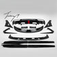 Gloss black body kit with front lip splitter spoiler and skirts for Tesla Model 3 2023 plus
