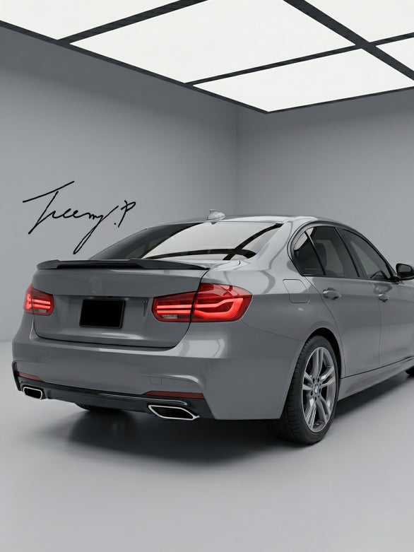 gloss black rear boot lid spoiler lip for BMW 3 Series F34 GT Gran Turismo 2012 to 2019