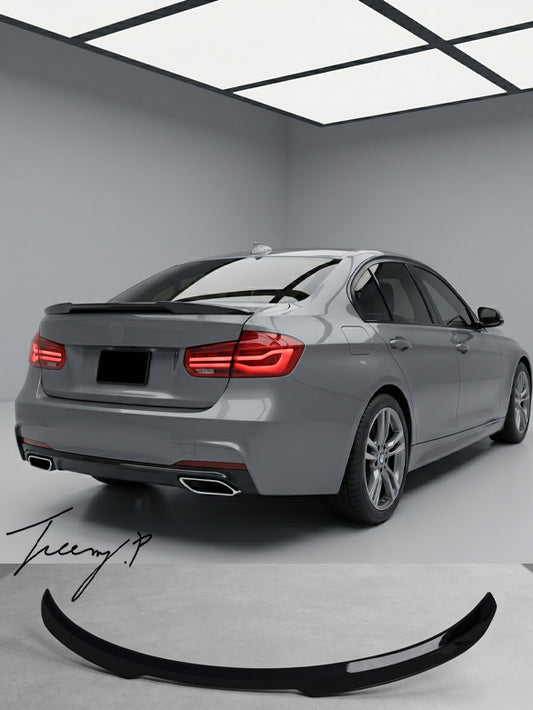 gloss black rear boot lid spoiler lip for BMW 3 Series F34 GT Gran Turismo 2012 to 2019
