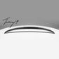 Audi A6 C8 carbon fibre effect S6 style rear boot lip spoiler OEM fit