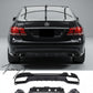 E63 look rear bumper diffuser for Mercedes E Class W212 saloon 2013 to 2016
