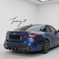BMW 4 Series G22 G23 carbon style rear diffuser
