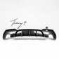 BMW 4 Series G22 G23 carbon style rear diffuser
