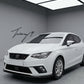 SEAT Ibiza Mk5 6F 2018 gloss black front splitter spoiler lip