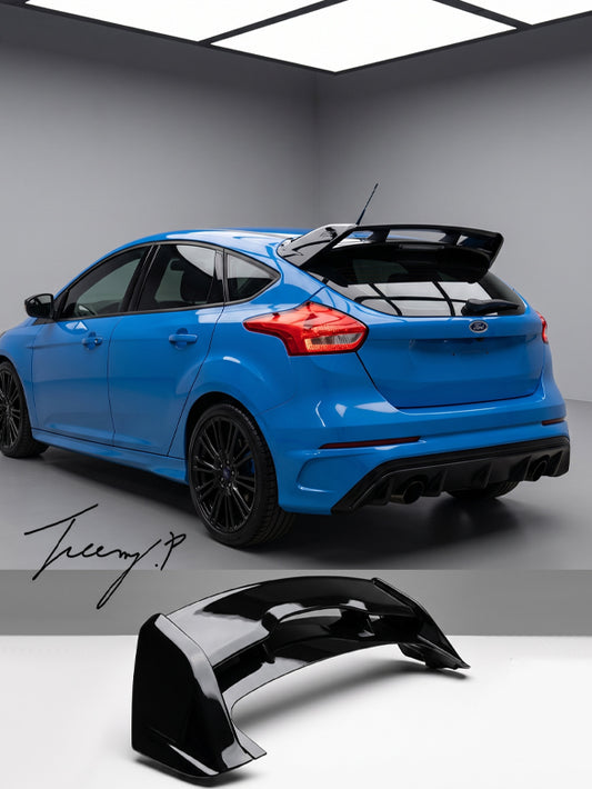 Ford Focus MK3 gloss black RS style rear spoiler

