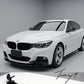 gloss black M Performance front lip splitter for BMW 3 Series F34 GT Gran Turismo 2013 to 2019
