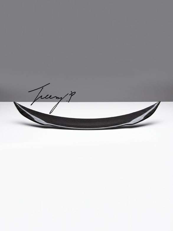 Mercedes CLA C118 W118 carbon fibre effect AMG style rear boot spoiler
