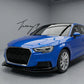 Audi S3 8V RS3 style gloss black honeycomb grille upgrade 2017–2020
