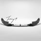 BMW 4 Series G22 G23 M Sport carbon look front splitter lip 2020 to 2023
