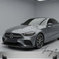 Mercedes CLE C236 gloss black three piece front bumper splitter 2024 to 2025
