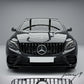 Mercedes GLC Class W253 gloss black Panamericana style front grille 2019 to 2022
