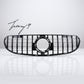 Mercedes GLC Class W253 gloss black Panamericana style front grille 2019 to 2022
