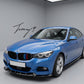 Gloss black M Performance style side skirt extensions and rocker panel blades for BMW 3 Series GT Gran Turismo (F34)