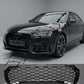 Audi A4 B9 S Line RS style gloss black grille upgrade 2015 to 2019 aggressive honeycomb design

