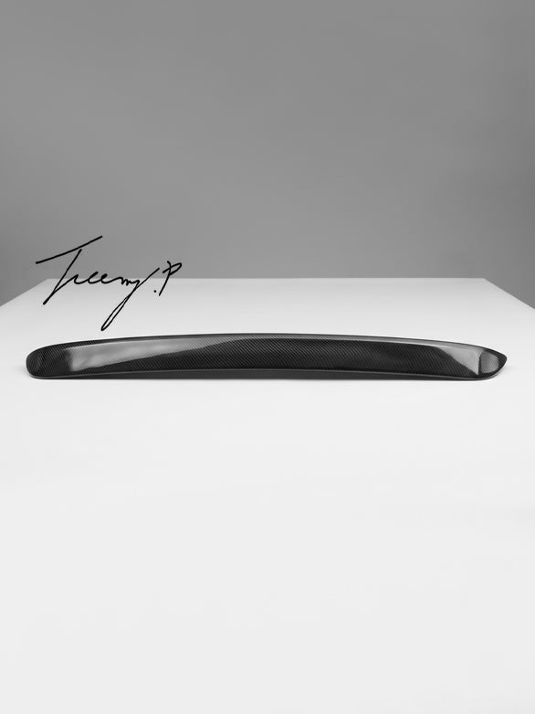 Mercedes E Class W213 carbon fibre effect AMG style rear roof spoiler
