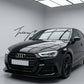 Audi S3 8V front splitter lip gloss black upgrade 2016–2020
