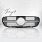 Gloss black Diamond AMG grille for Mercedes Benz X Class 2015–2019
