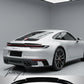 Gloss black rear boot lip spoiler for Porsche 911 Carrera 992 2019+
