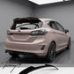 Ford Fiesta MK8 gloss black rear spoiler extension
