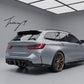 BMW 3 Series G21 Touring 2019-2024 rear gloss black roof spoiler extension