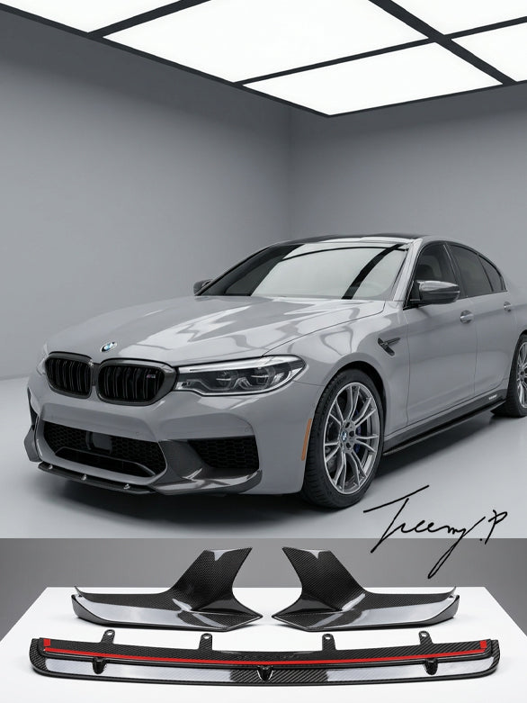 BMW 5 Series M5 G30 G38 front spoiler splitter lip bodykit for 2020 - 2026 models
