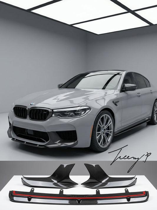 BMW 5 Series M5 G30 G38 front spoiler splitter lip bodykit for 2020 - 2026 models
