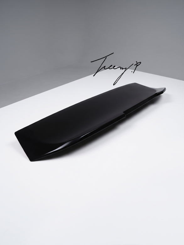 BMW 3 Series G21 Touring 2019-2024 rear gloss black roof spoiler extension