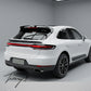 Gloss black rear boot mid wing spoiler for Porsche Macan 2014+
