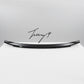 Gloss black rear boot mid wing spoiler for Porsche Macan 2014+
