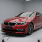 Gloss black front splitter lip for BMW 5 Series G30 G31 2017–2021
