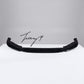 Gloss black front splitter lip for BMW 5 Series G30 G31 2017–2021
