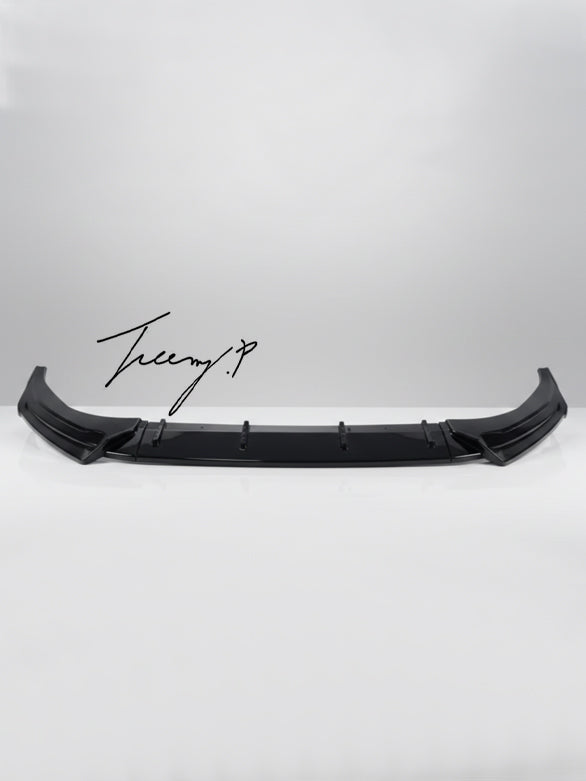 Gloss black front splitter spoiler for Audi A3 S3 S Line 8Y Facelift 2024+
