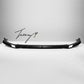Gloss black front splitter spoiler lip for Audi A7 S7 C8 2017+
