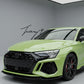 Audi RS3 8Y prefacelift gloss black front splitter spoiler lip
