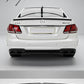 Gloss black rear trunk lip spoiler for Mercedes E-Class W212 2008–2015